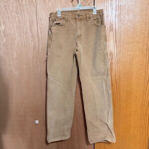 Dickies Men's Classic Brown Khakis